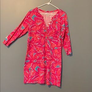 Lilly Pulitzer hot pink dress